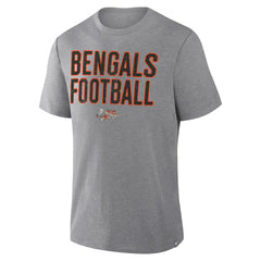 First Down Tribute Tri-Blend T-Shirt - Cincinnati Bengals T-shirts