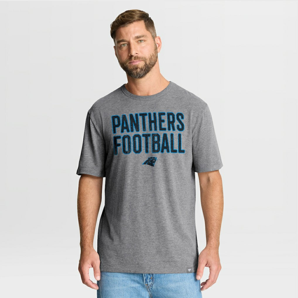 First Down Tribute Tri-Blend T-Shirt - Carolina Panthers T-shirts