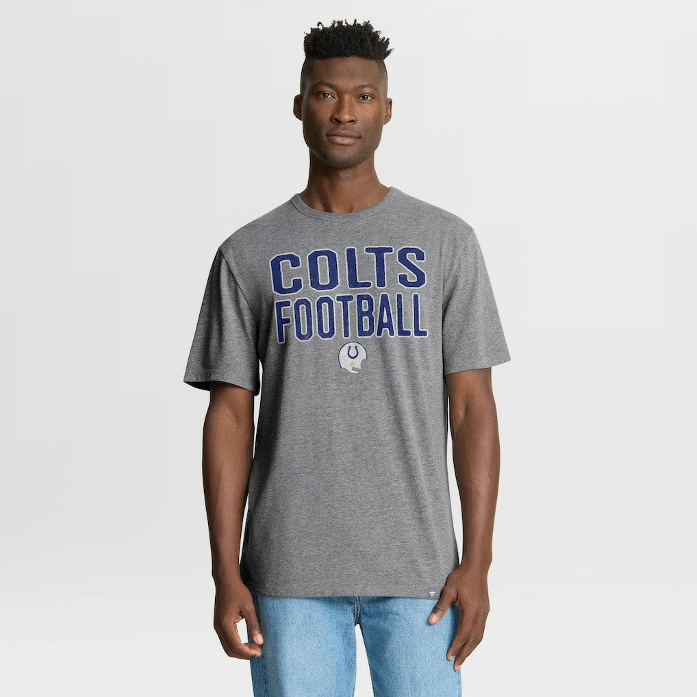 First Down Tribute Tri-Blend T-Shirt - Indianapolis Colts T-shirts