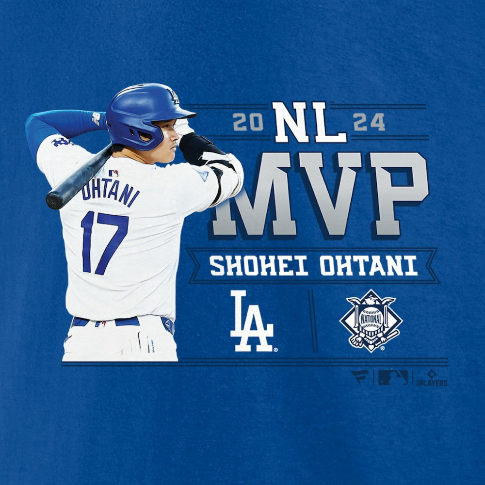 Royal Shohei Ohtani Los Angeles Dodgers Fanatics MVP T-Shirt