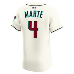 Cream Ketel Marte Arizona Diamondbacks Nike Home Elite Jersey