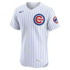 White Dansby Swanson Chicago Cubs Nike Home Elite Jersey