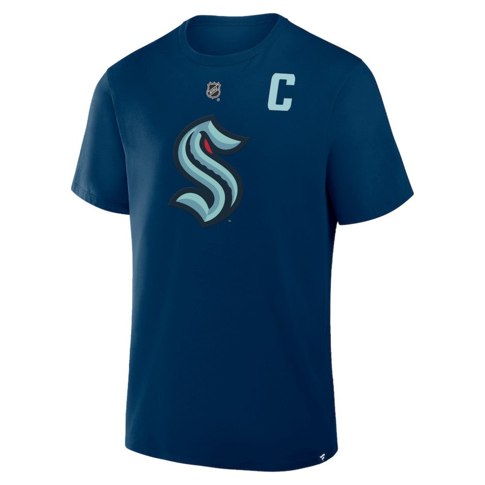 NHL Jordan Eberle Seattle Kraken Fanatics Authentic Stack Name & Number T-Shirt