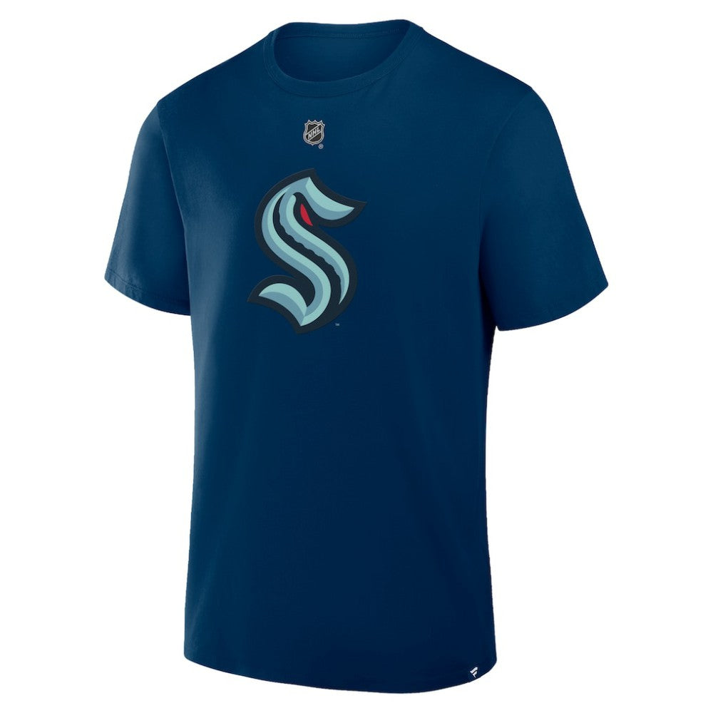 NHL Philipp Grubauer Seattle Kraken Fanatics Authentic Stack Name & Number T-Shirt