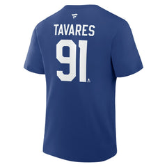 NHL John Tavares Toronto Maple Leafs Fanatics Authentic Stack Name & Number T-Shirt