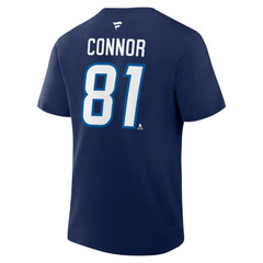 NHL Kyle Connor Winnipeg Jets Fanatics Authentic Stack Name & Number T-Shirt