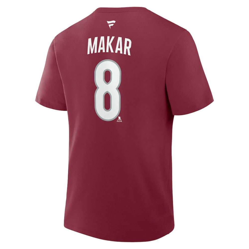 NHL Cale Makar Colorado Avalanche Fanatics Authentic Stack Name & Number T-Shirt