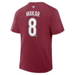 NHL Cale Makar Colorado Avalanche Fanatics Authentic Stack Name & Number T-Shirt