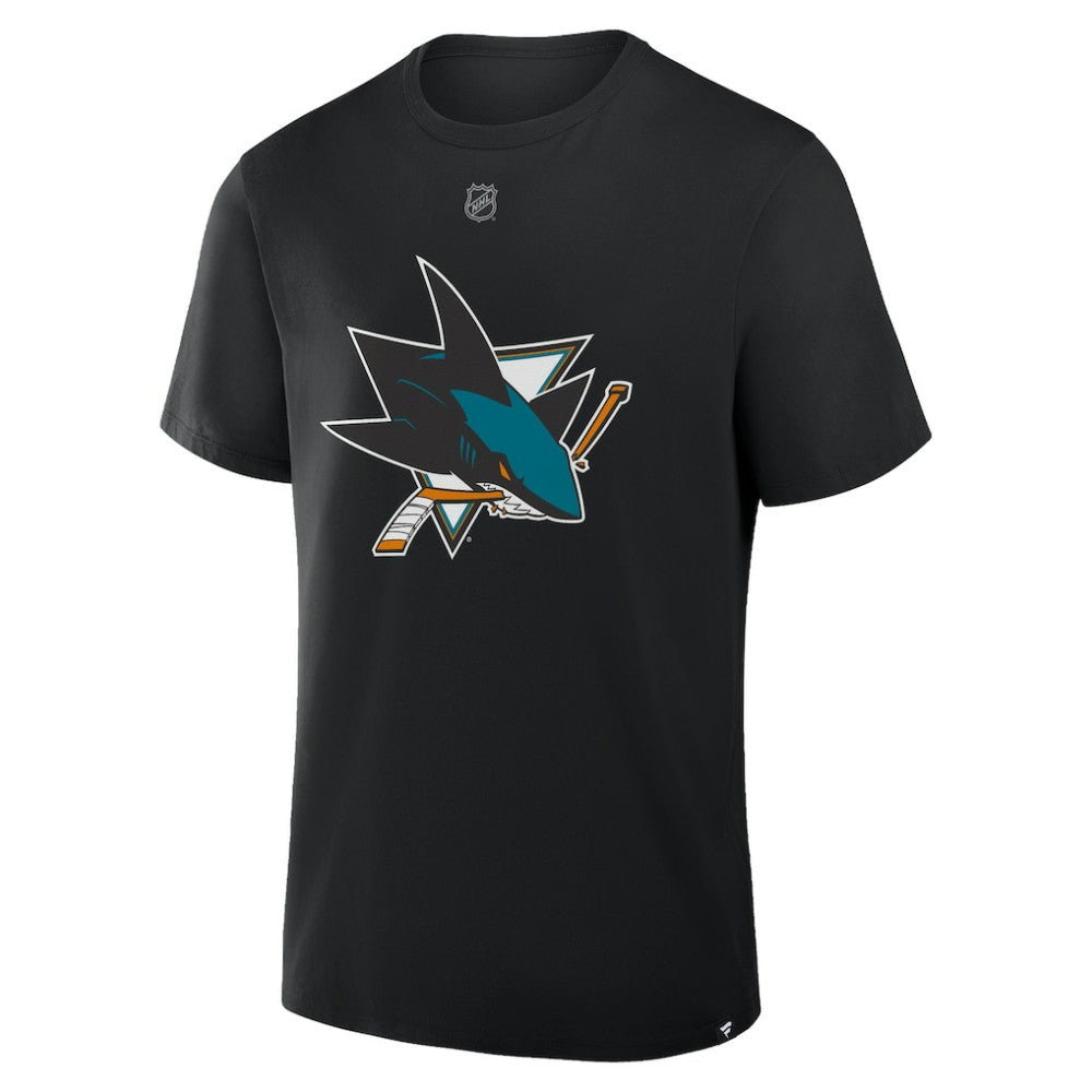 NHL Macklin Celebrini San Jose Sharks Fanatics Authentic Stack Name & Number T-Shirt