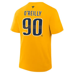 NHL Ryan O'Reilly Nashville Predators Fanatics Authentic Stack Name & Number T-Shirt