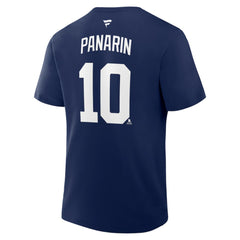 NHL Artemi Panarin New York Rangers Fanatics Authentic Stack Name & Number T-Shirt