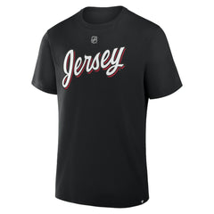 NHL Jacob Markstrom New Jersey Devils Fanatics Authentic Stack Name & Number T-Shirt