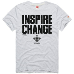 Homage Unisex 2024 Inspire Change Tri-Blend T-Shirt - New Orleans Saints T-shirts