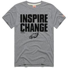 Homage Unisex 2024 Inspire Change Tri-Blend T-Shirt - Philadelphia Eagles T-shirts
