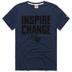 Homage Unisex 2024 Inspire Change Tri-Blend T-Shirt - Tennessee Titans T-shirts