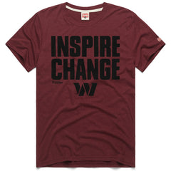 Homage Unisex 2024 Inspire Change Tri-Blend T-Shirt - Washington Commanders T-shirts