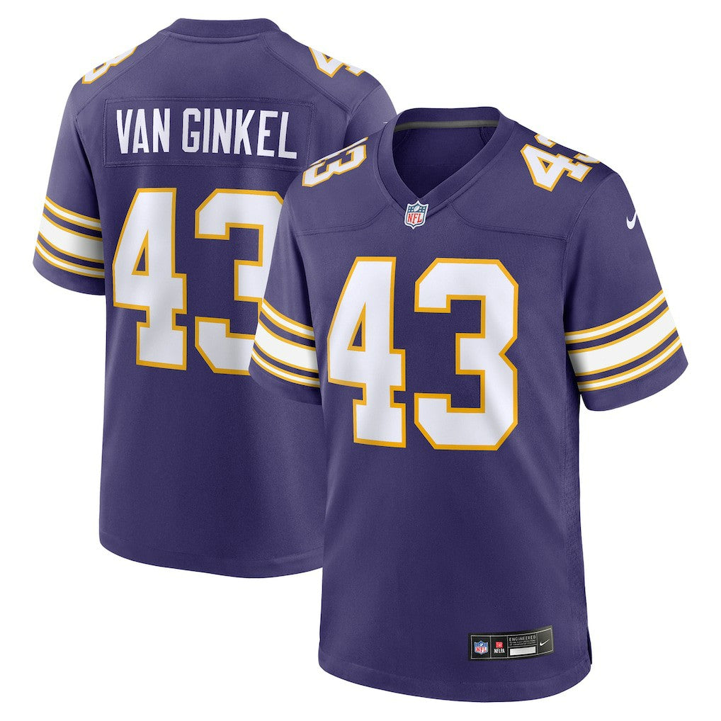 Andrew Van Ginkel  Alternate Game Jersey - Minnesota Vikings Jerseys