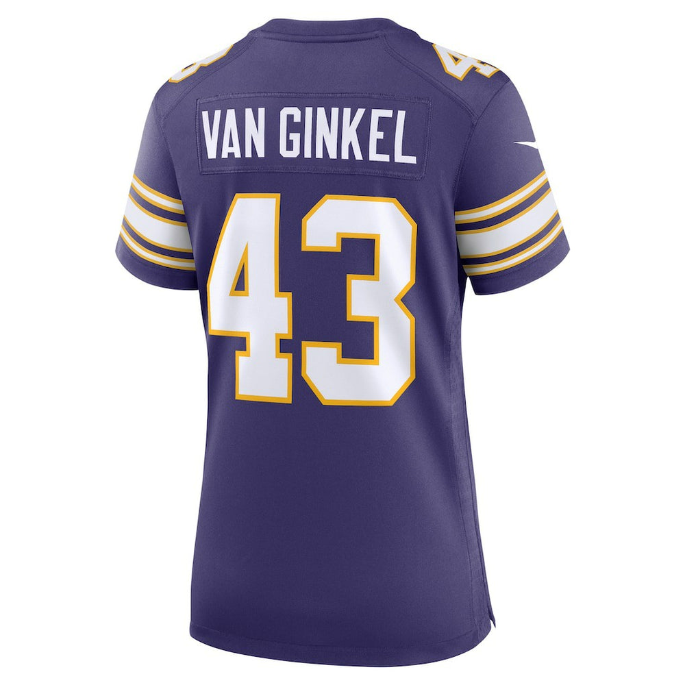 Andrew Van Ginkel  Women's Alternate Game Jersey - Minnesota Vikings Jerseys