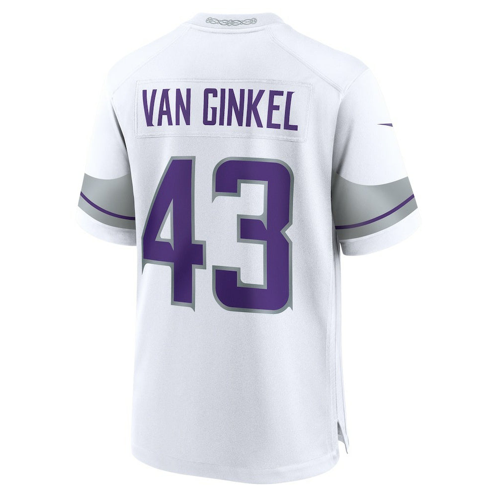 Andrew Van Ginkel  Alternate Game Jersey - Minnesota Vikings Jerseys