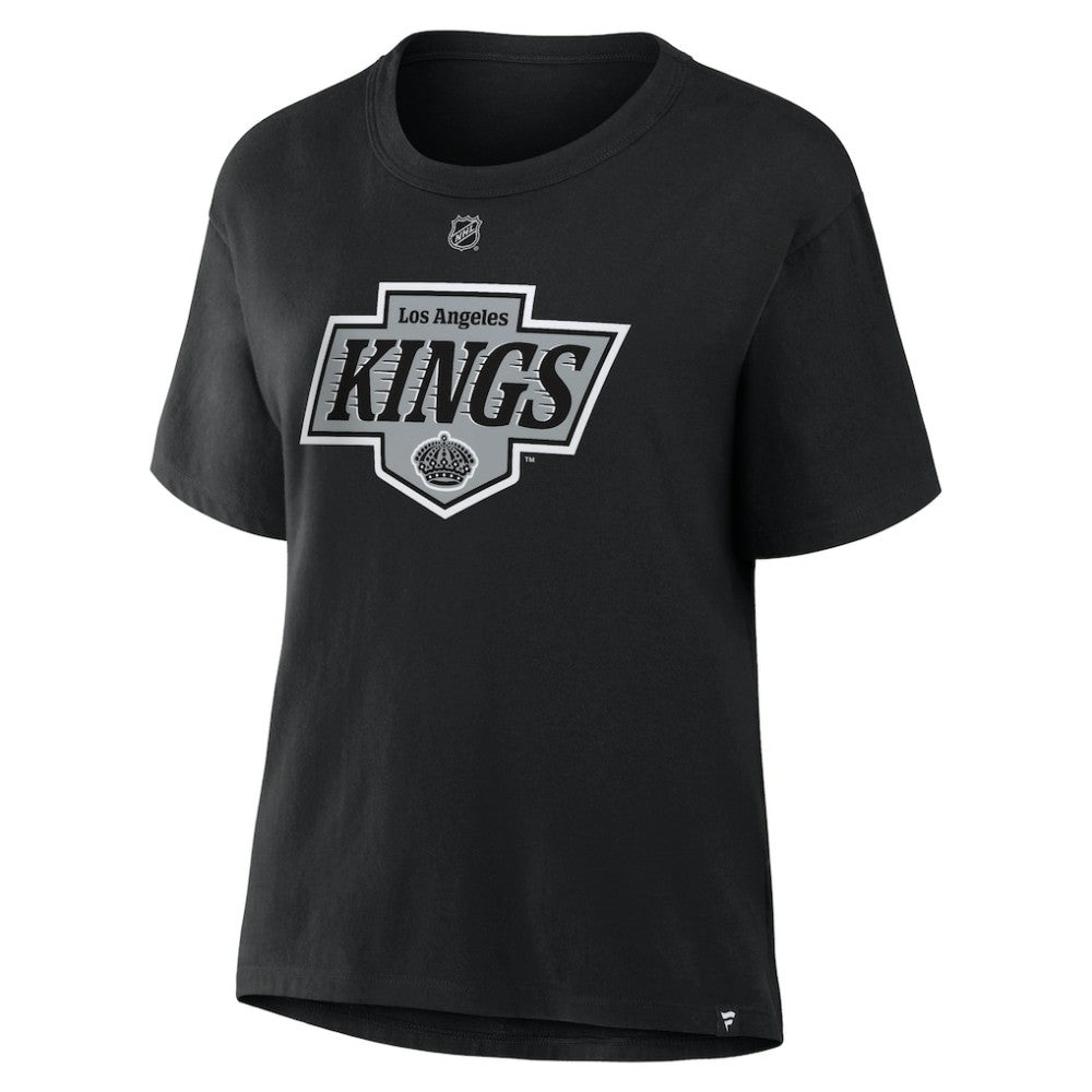 NHL Drew Doughty Los Angeles Kings Fanatics Women's Authentic Stack Name & Number T-Shirt