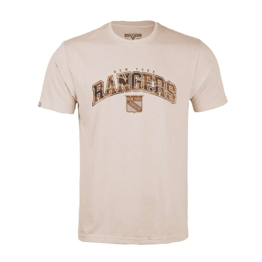 NHL New York Rangers Levelwear Desert Camo Richmond Decoy T-Shirt