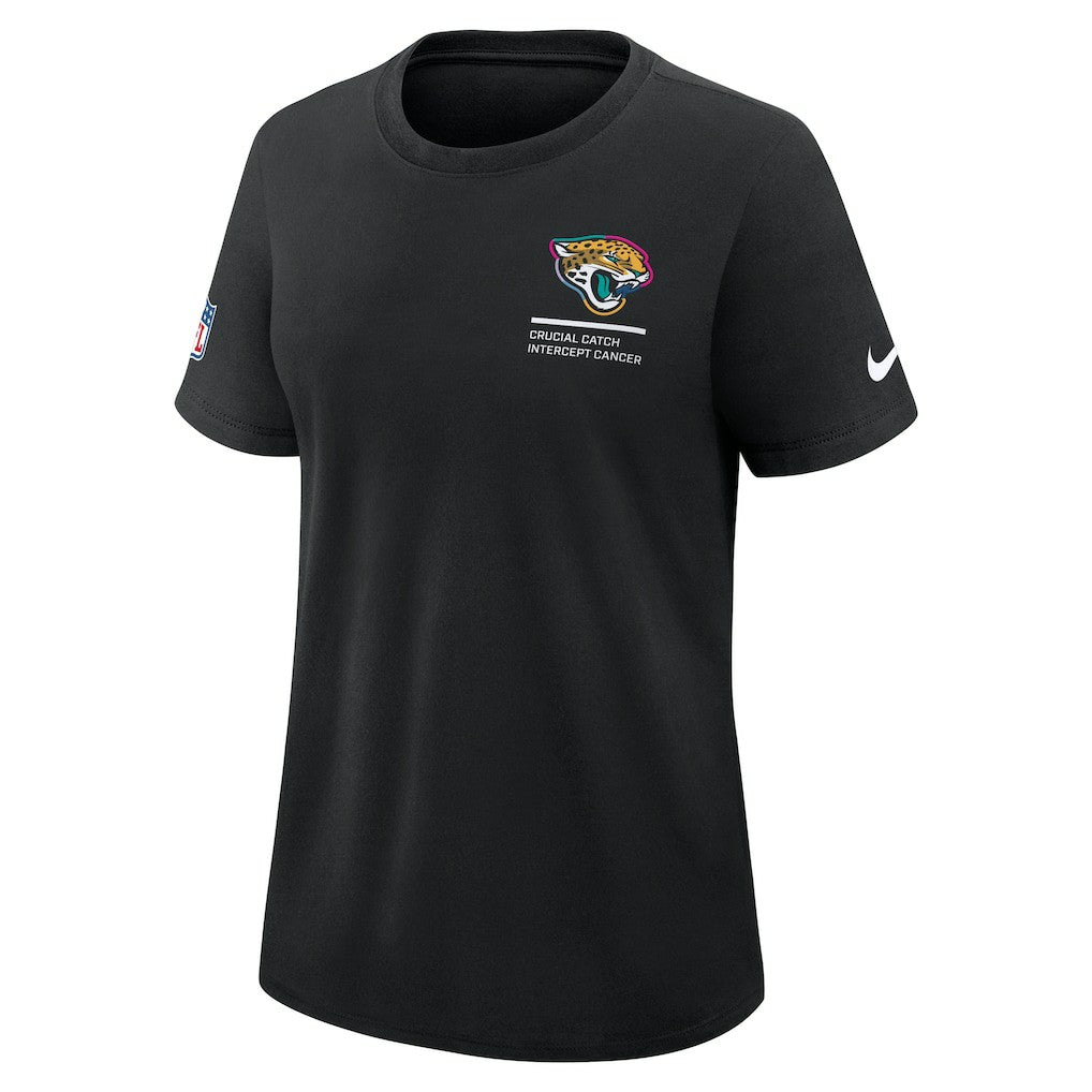 Women's 2025 NFL Crucial Catch Tri-Blend Dri-FIT T-Shirt - Jacksonville Jaguars T-shirts