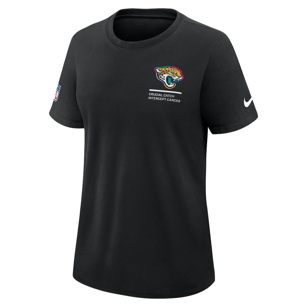 Women's 2025 NFL Crucial Catch Tri-Blend Dri-FIT T-Shirt - Jacksonville Jaguars T-shirts
