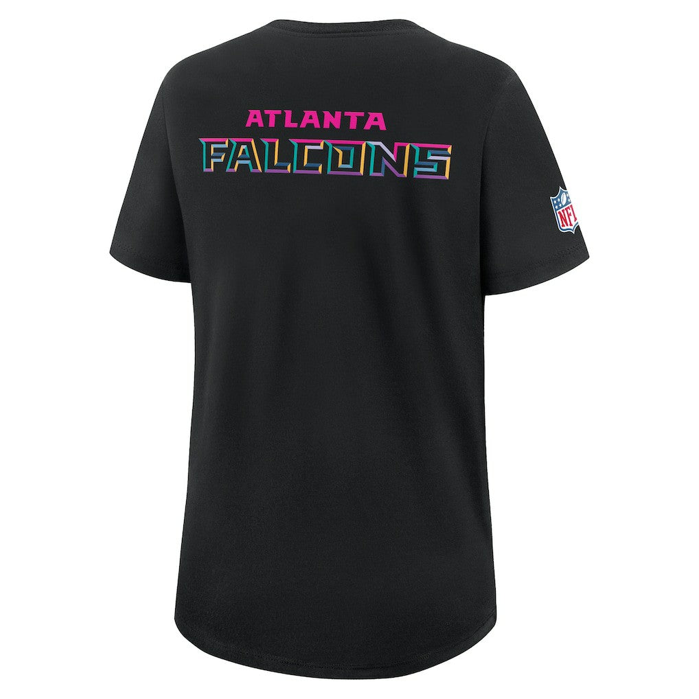 Women's 2025 NFL Crucial Catch Tri-Blend Dri-FIT T-Shirt - Atlanta Falcons T-shirts