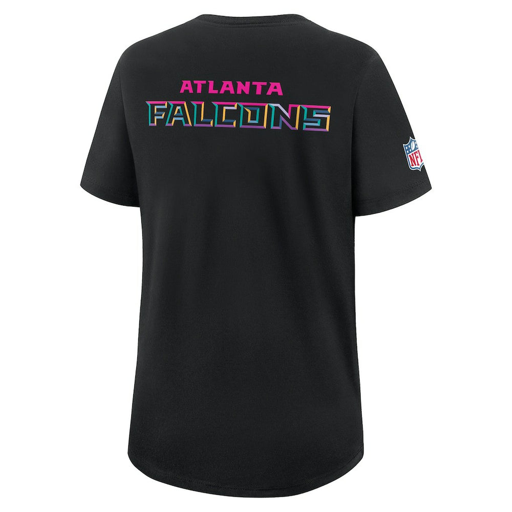 Women's 2025 NFL Crucial Catch Tri-Blend Dri-FIT T-Shirt - Atlanta Falcons T-shirts