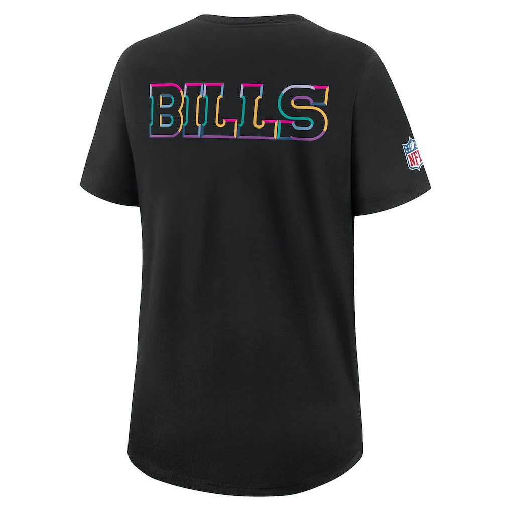 Women's 2025 NFL Crucial Catch Tri-Blend Dri-FIT T-Shirt - Buffalo Bills T-shirts