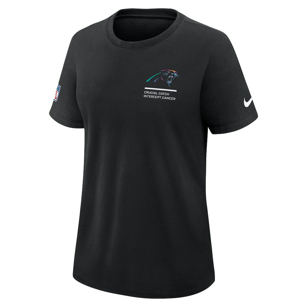 Women's 2025 NFL Crucial Catch Tri-Blend Dri-FIT T-Shirt - Carolina Panthers T-shirts