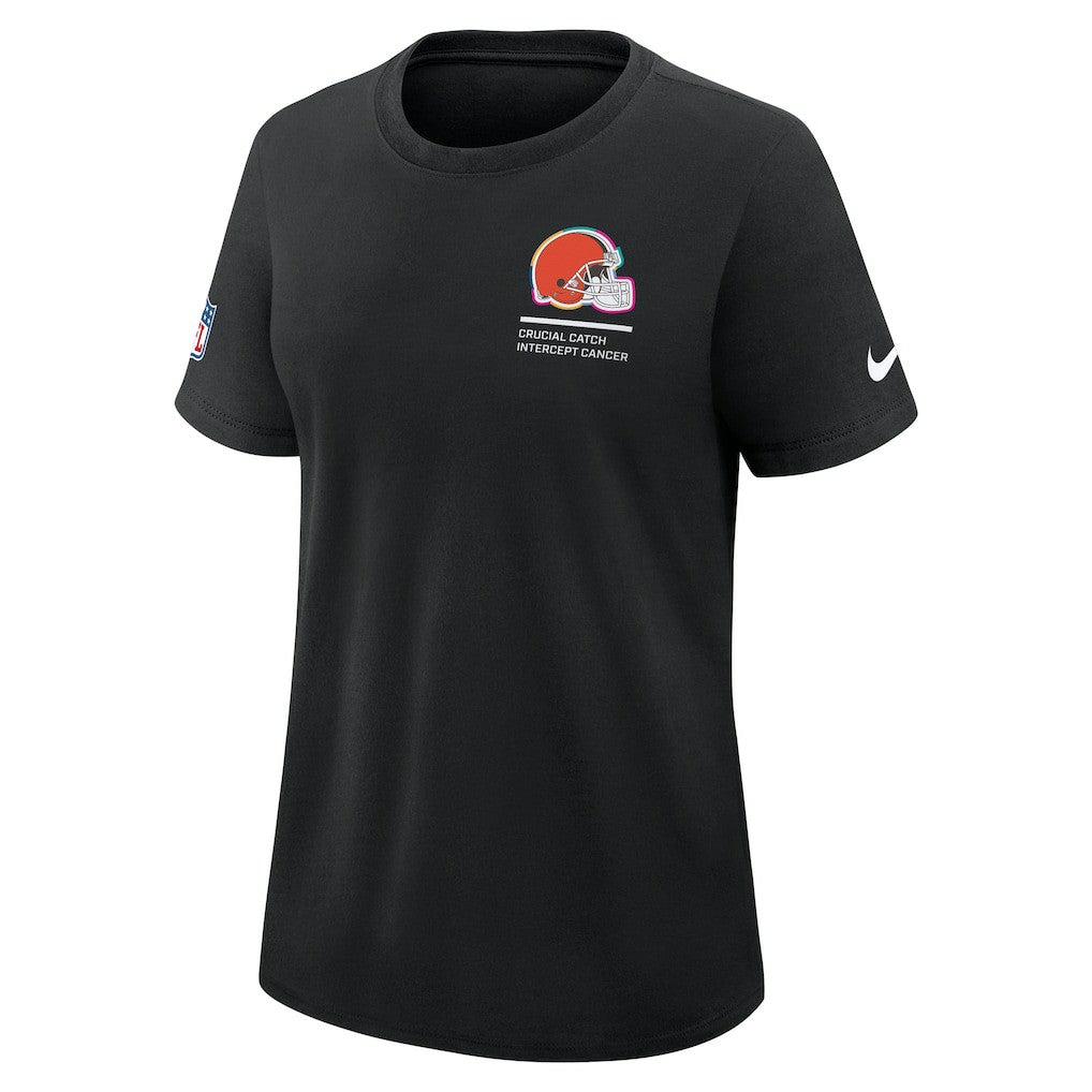 Women's 2025 NFL Crucial Catch Tri-Blend Dri-FIT T-Shirt - Cleveland Browns T-shirts