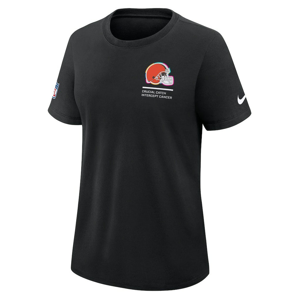 Women's 2025 NFL Crucial Catch Tri-Blend Dri-FIT T-Shirt - Cleveland Browns T-shirts