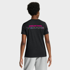 Women's 2025 NFL Crucial Catch Tri-Blend Dri-FIT T-Shirt - Houston Texans T-shirts