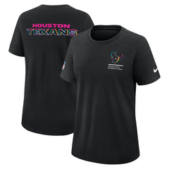 Women's 2025 NFL Crucial Catch Tri-Blend Dri-FIT T-Shirt - Houston Texans T-shirts