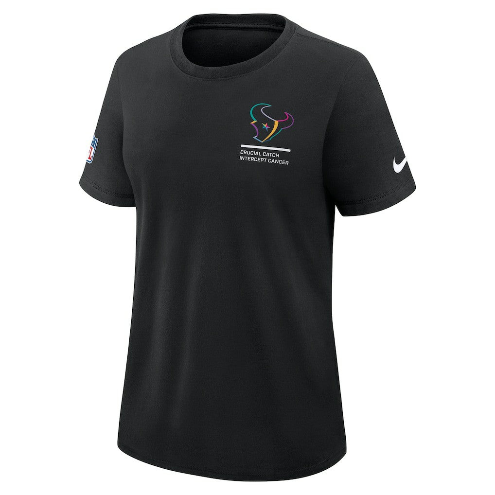 Women's 2025 NFL Crucial Catch Tri-Blend Dri-FIT T-Shirt - Houston Texans T-shirts