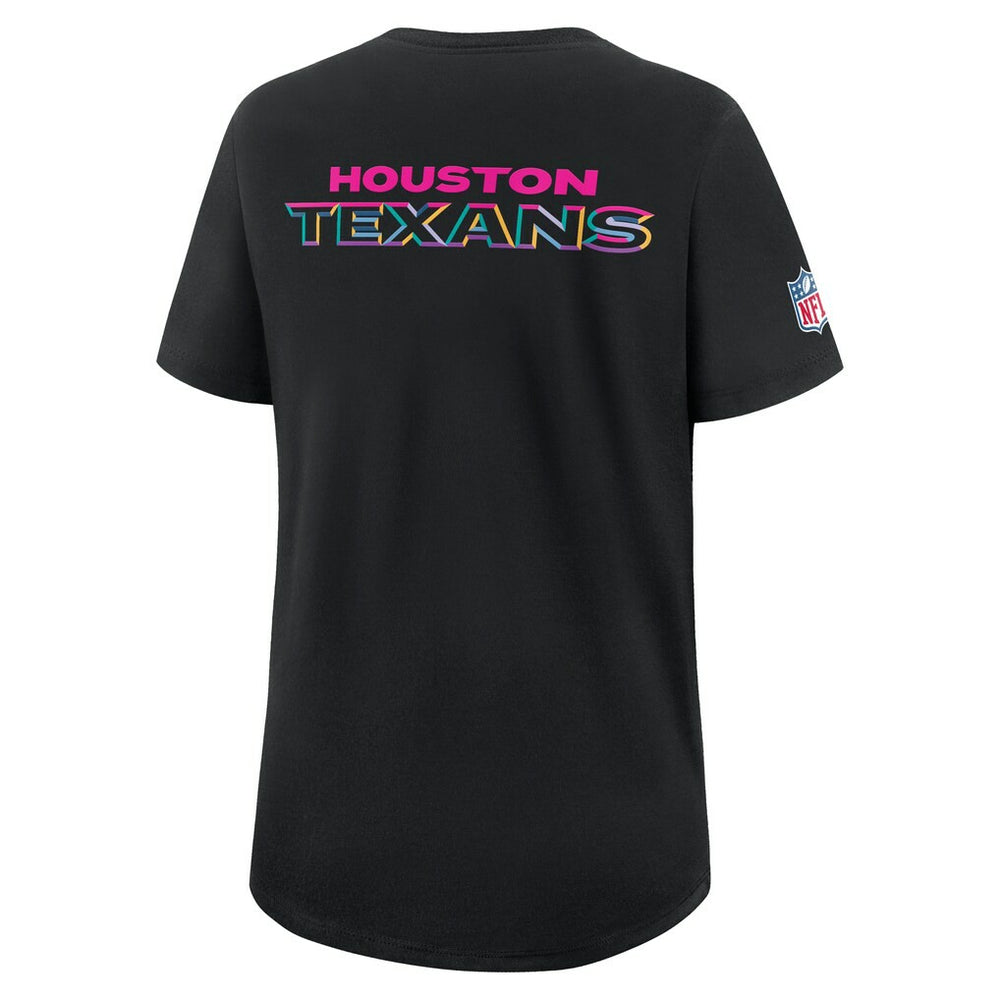 Women's 2025 NFL Crucial Catch Tri-Blend Dri-FIT T-Shirt - Houston Texans T-shirts