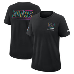 Women's 2025 NFL Crucial Catch Tri-Blend Dri-FIT T-Shirt - New York Giants T-shirts