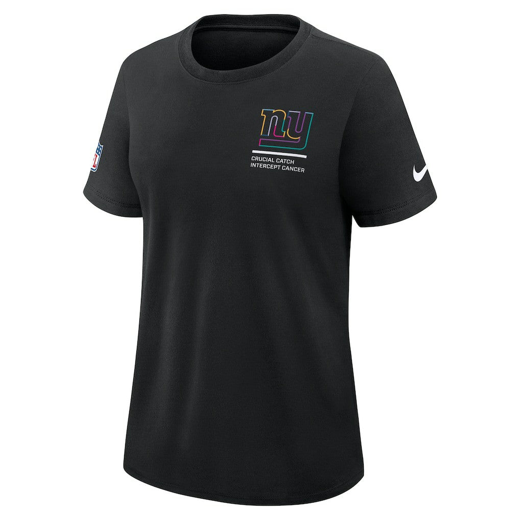 Women's 2025 NFL Crucial Catch Tri-Blend Dri-FIT T-Shirt - New York Giants T-shirts