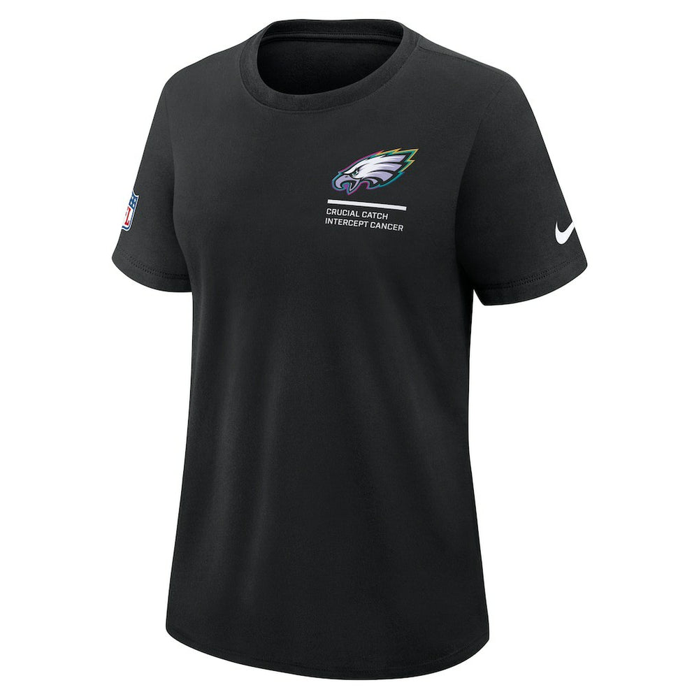 Women's 2025 NFL Crucial Catch Tri-Blend Dri-FIT T-Shirt - Philadelphia Eagles T-shirts