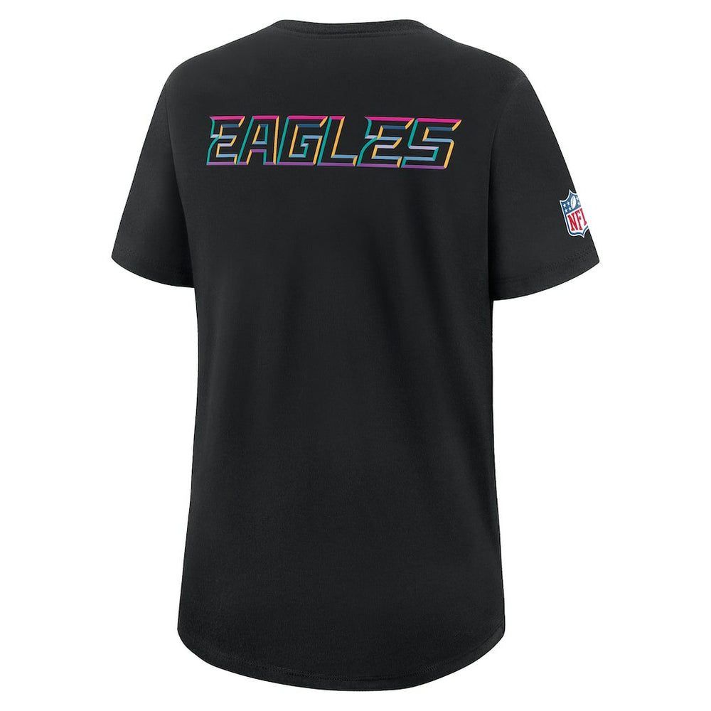 Women's 2025 NFL Crucial Catch Tri-Blend Dri-FIT T-Shirt - Philadelphia Eagles T-shirts