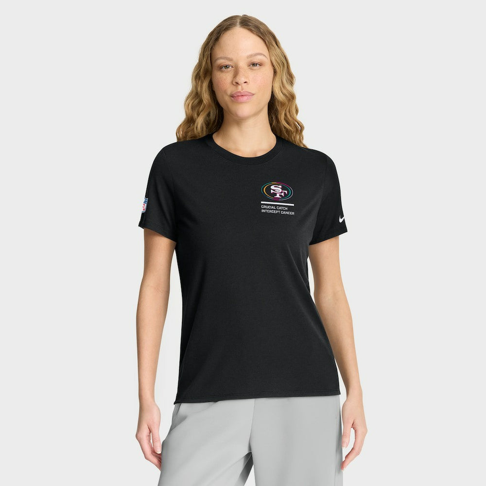 Women's 2025 NFL Crucial Catch Tri-Blend Dri-FIT T-Shirt - San Francisco 49ers T-shirts