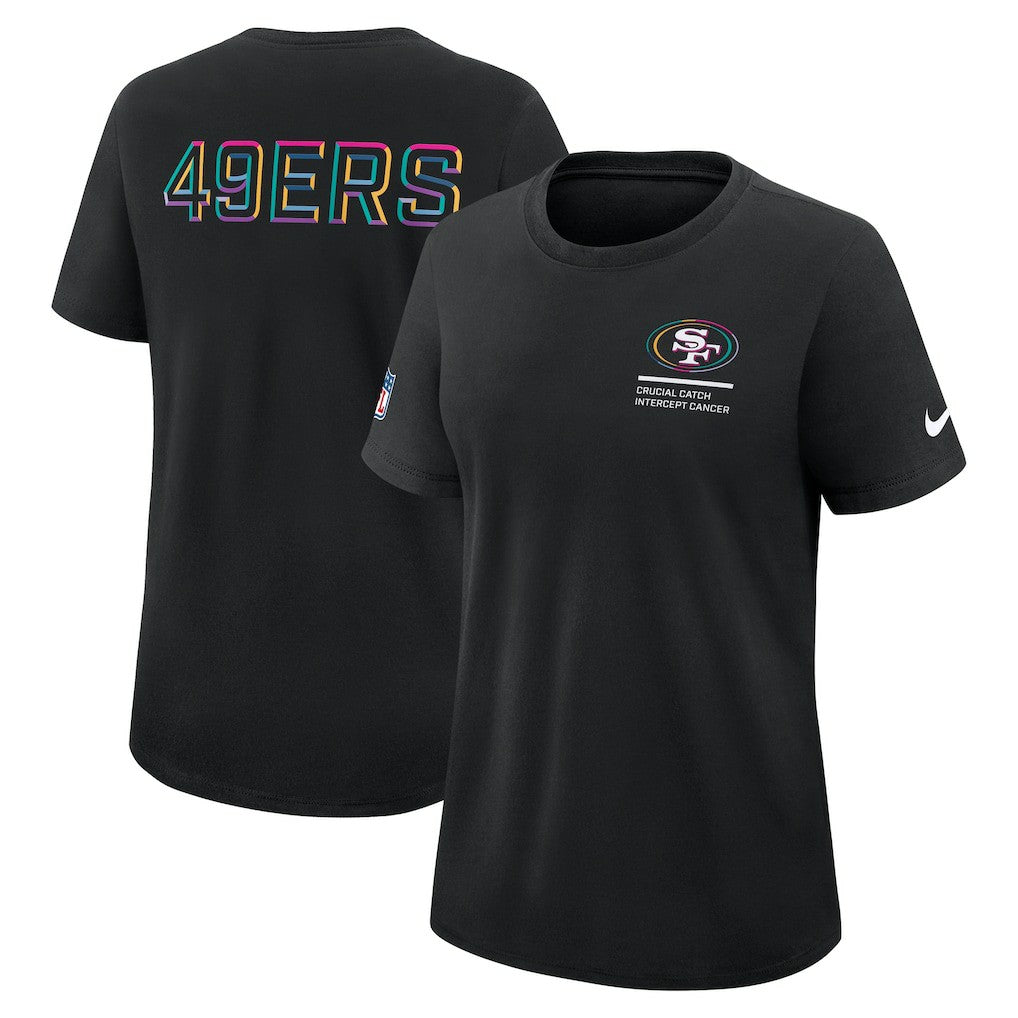 Women's 2025 NFL Crucial Catch Tri-Blend Dri-FIT T-Shirt - San Francisco 49ers T-shirts