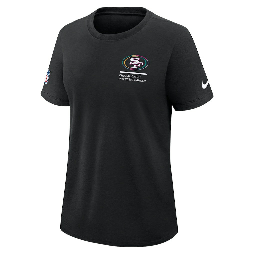 Women's 2025 NFL Crucial Catch Tri-Blend Dri-FIT T-Shirt - San Francisco 49ers T-shirts