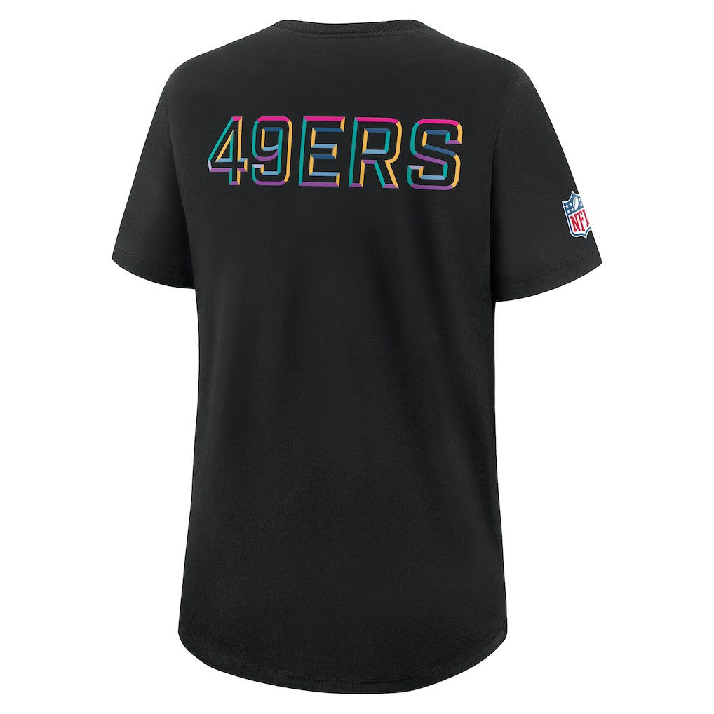 Women's 2025 NFL Crucial Catch Tri-Blend Dri-FIT T-Shirt - San Francisco 49ers T-shirts