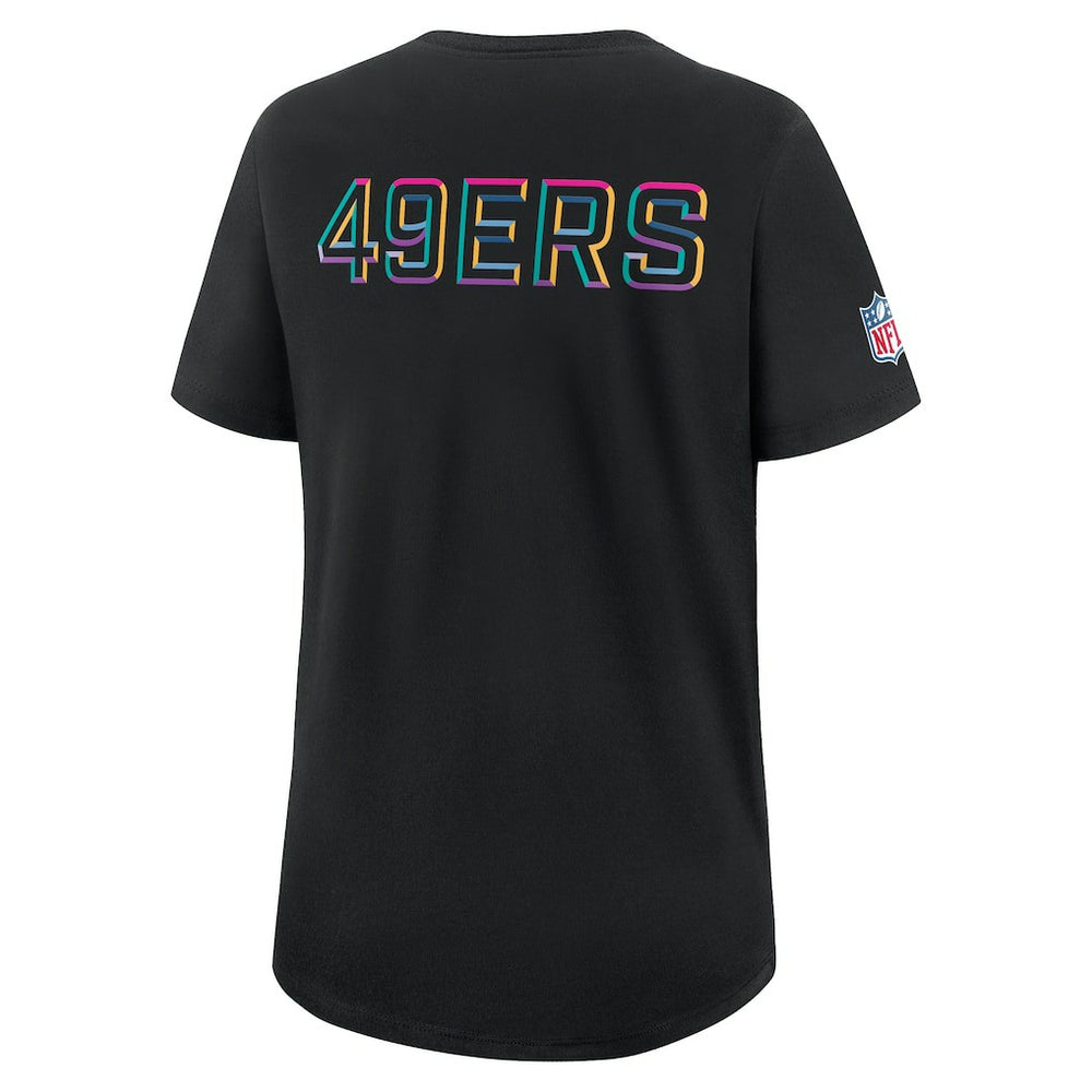 Women's 2025 NFL Crucial Catch Tri-Blend Dri-FIT T-Shirt - San Francisco 49ers T-shirts