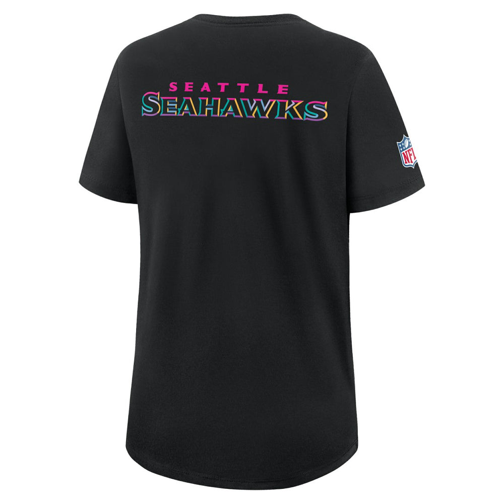 Women's 2025 NFL Crucial Catch Tri-Blend Dri-FIT T-Shirt - Seattle Seahawks T-shirts