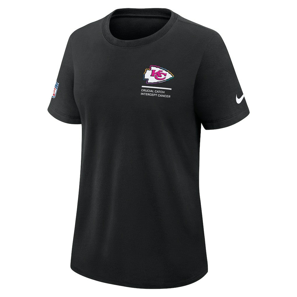 Women's 2025 NFL Crucial Catch Tri-Blend Dri-FIT T-Shirt - Kansas City Chiefs T-shirts