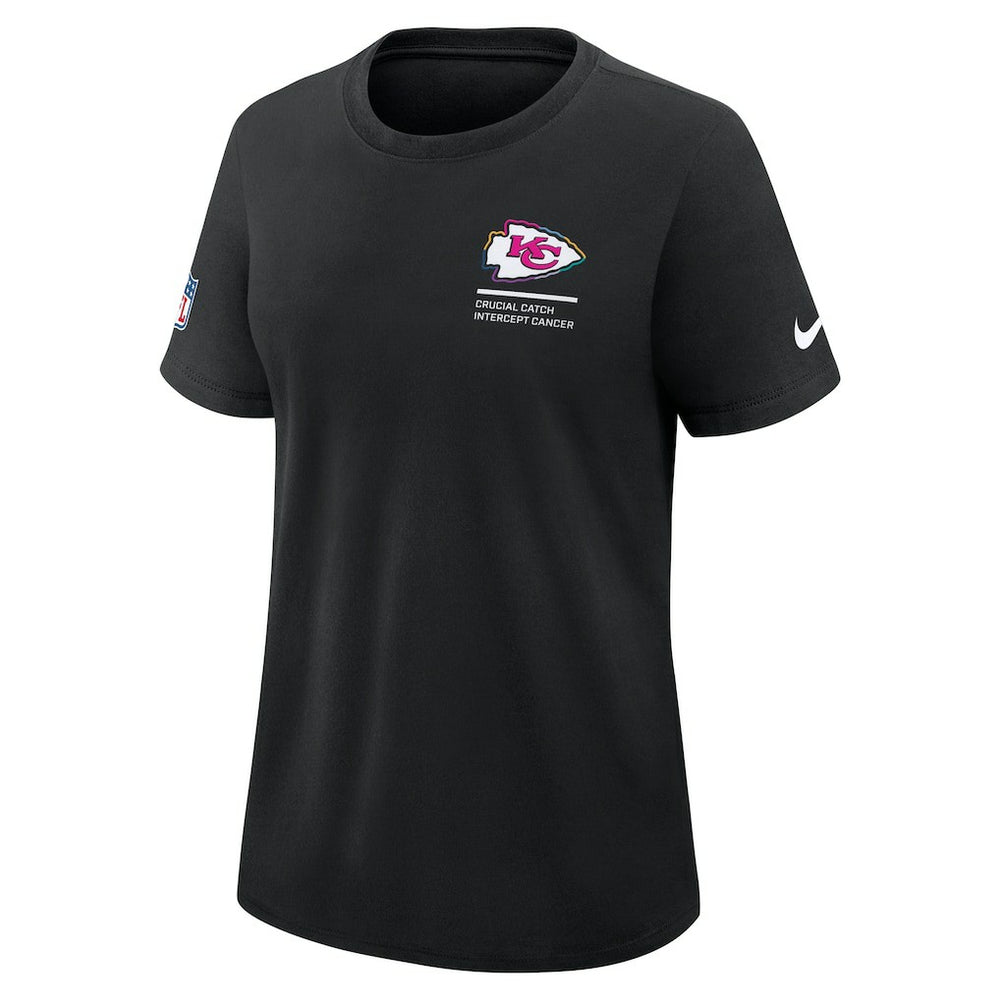 Women's 2025 NFL Crucial Catch Tri-Blend Dri-FIT T-Shirt - Kansas City Chiefs T-shirts