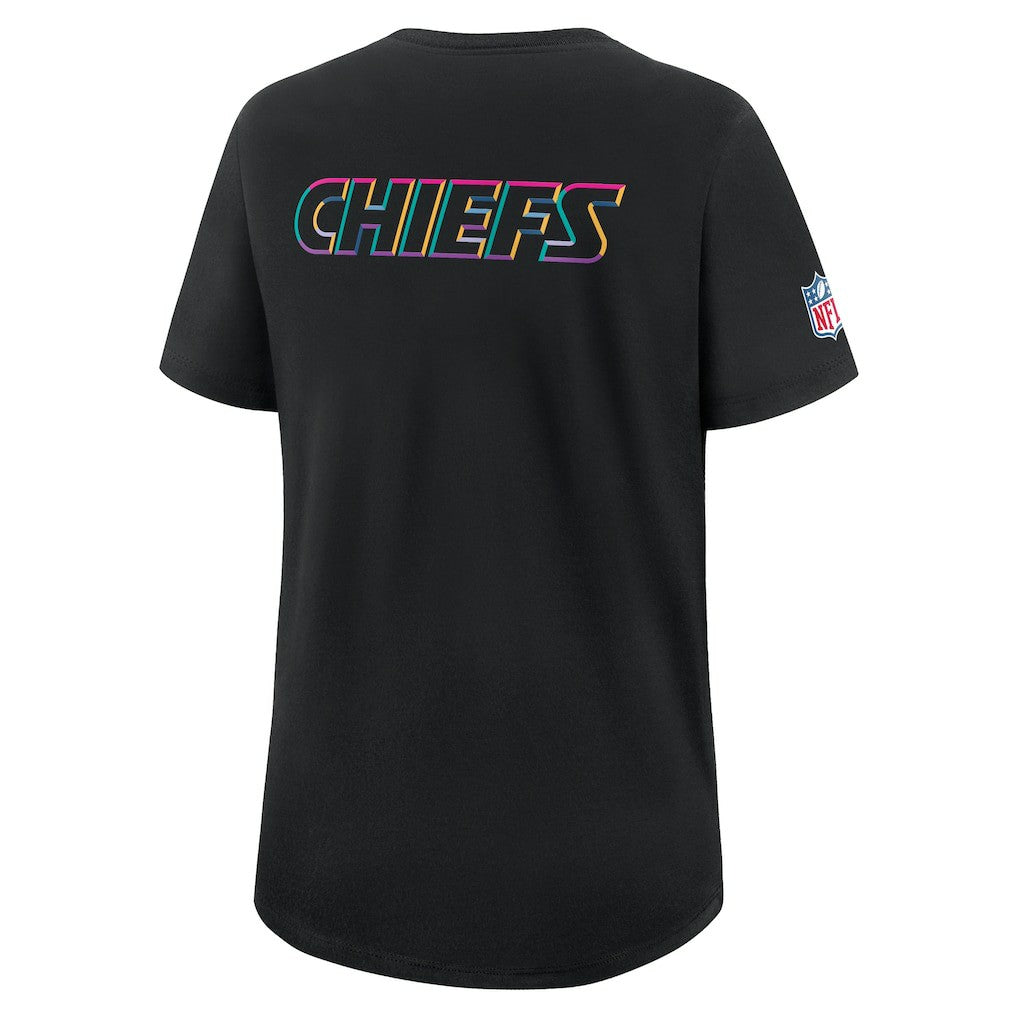 Women's 2025 NFL Crucial Catch Tri-Blend Dri-FIT T-Shirt - Kansas City Chiefs T-shirts